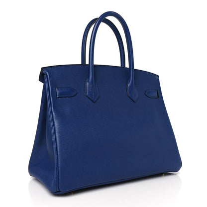 Hermes Taurillon Novillo Birkin 30 Bleu Saphir 3 of 12