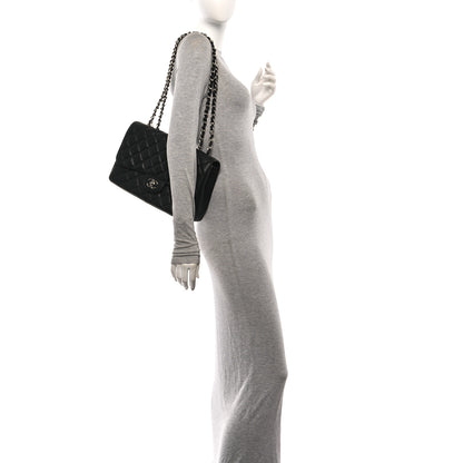 Chanel Caviar Quilted Jumbo Single Flap Black 2 of 11