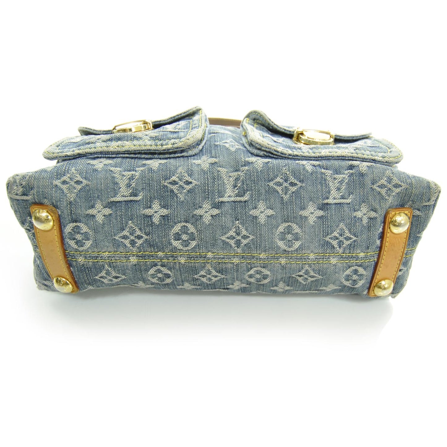 Monogram Denim Baggy PM Blue