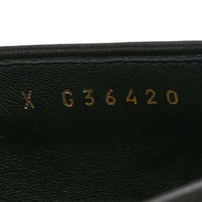 Chanel Lambskin CC Chain Mocassin Loafers 37 Black 8 of 10