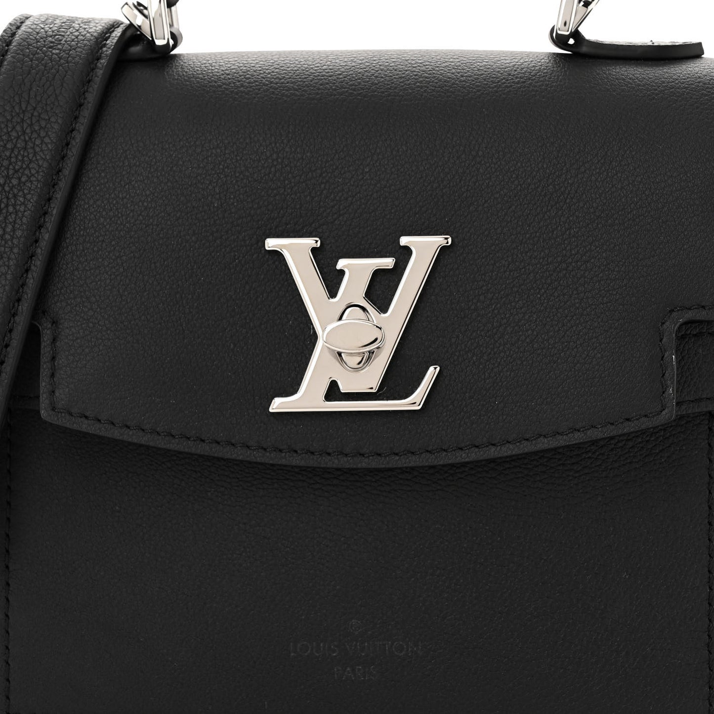 Calfskin Lockme Ever Mini Black