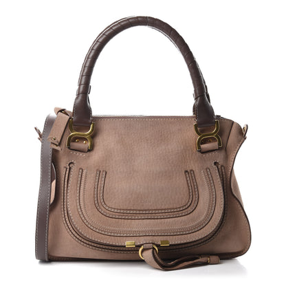 Chloe Nubuck Medium Marcie Satchel Desert Mauve 1 of 12