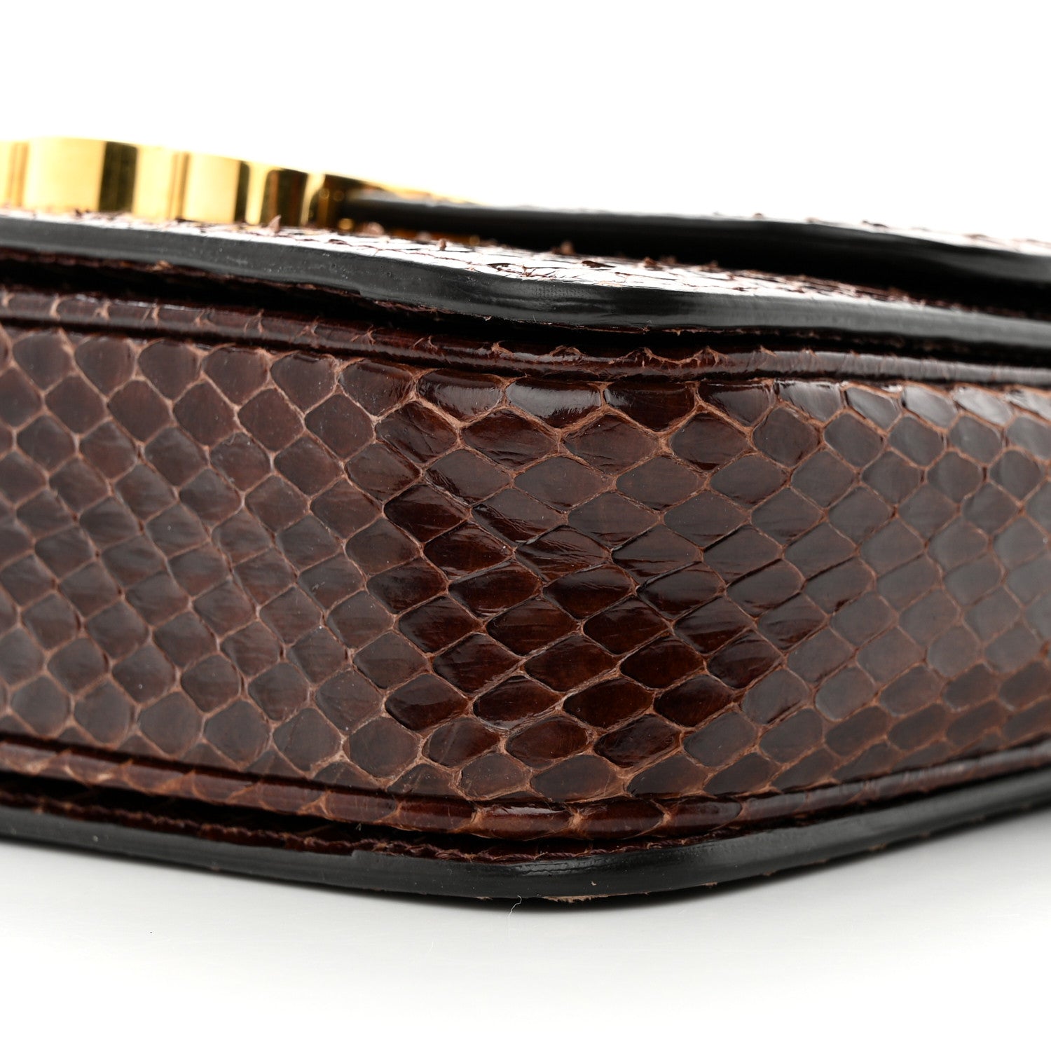 Celine Watersnake Teen Triomphe Brown 11 of 16