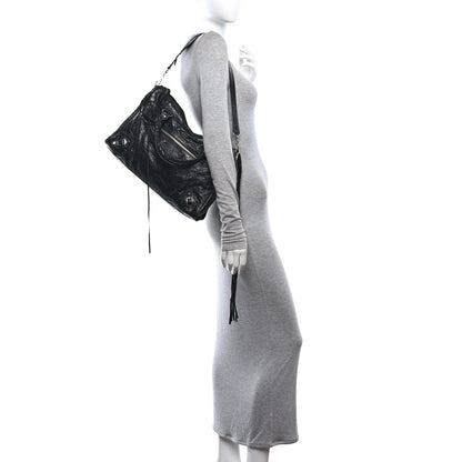 Balenciaga Agneau Classic Silver Hardware City Black 2 of 10