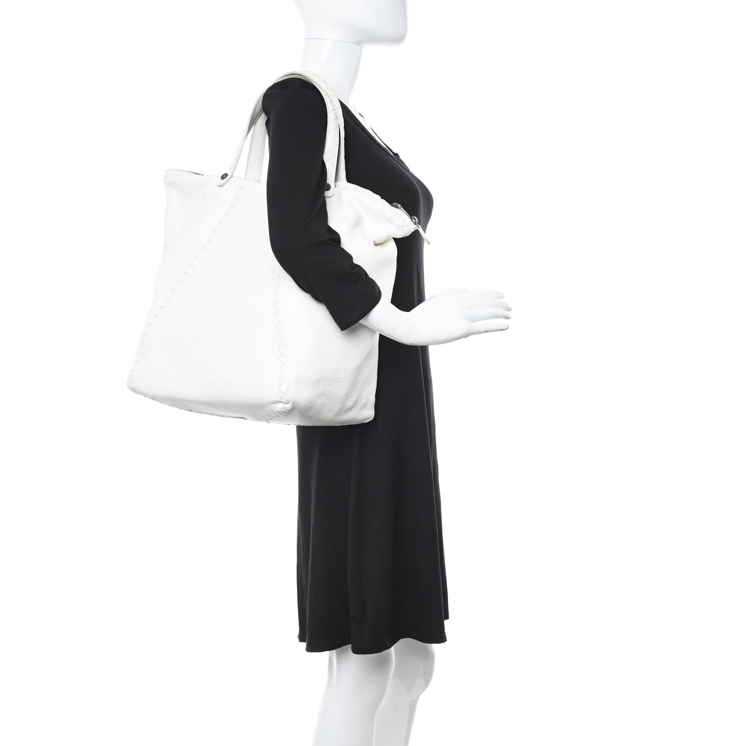 Bottega Veneta Cervo Ottone Tote White 2 of 16