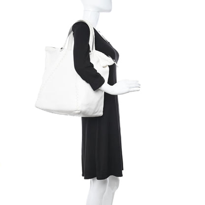 Bottega Veneta Cervo Ottone Tote White 2 of 16