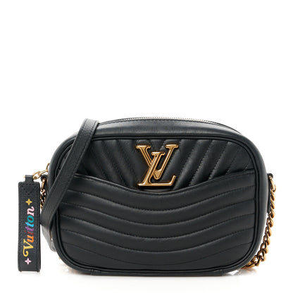 Louis Vuitton Calfskin New Wave Camera Bag Black 1 of 10