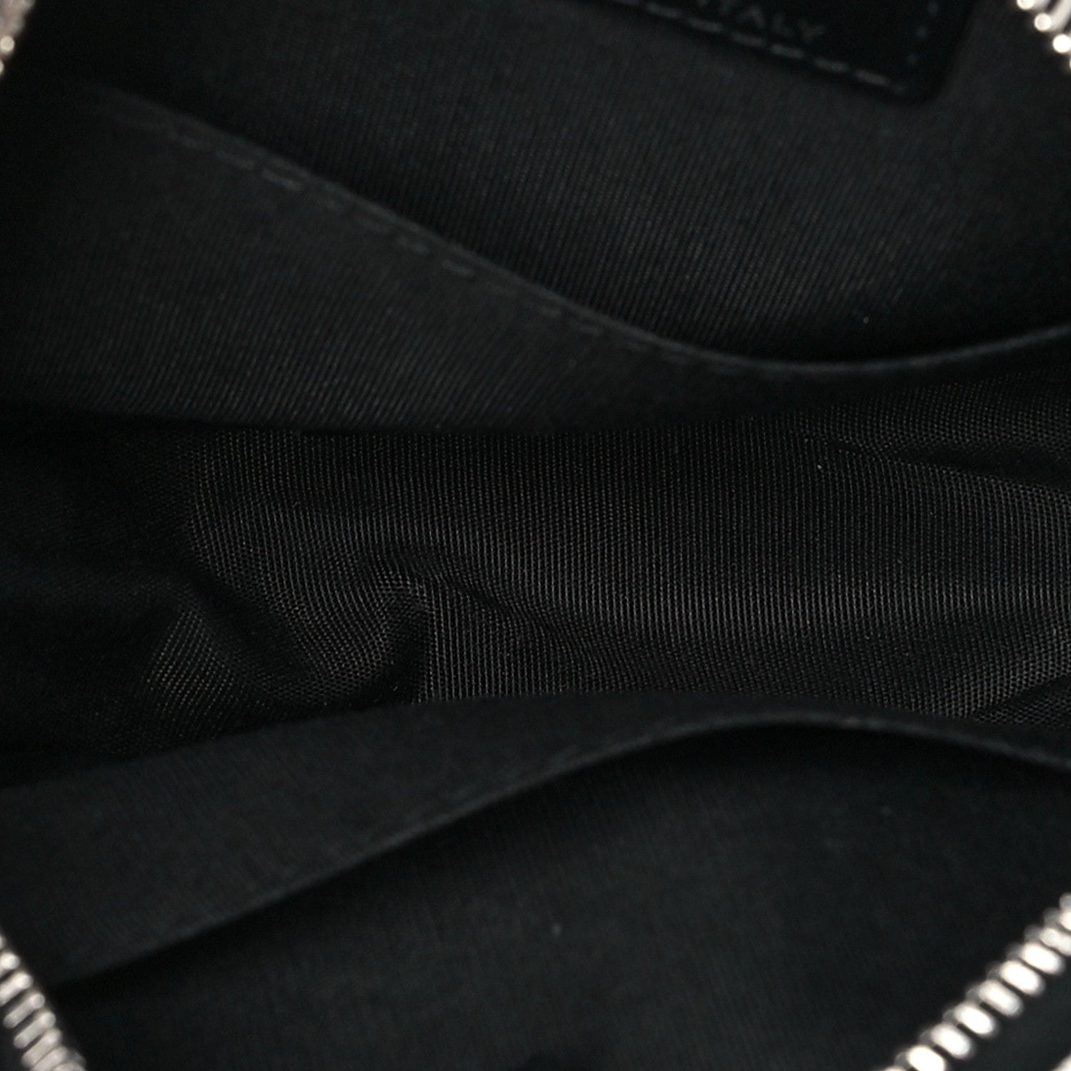 Chanel Calfskin Floral Print Round Clutch With Chain Black White 4 of 7