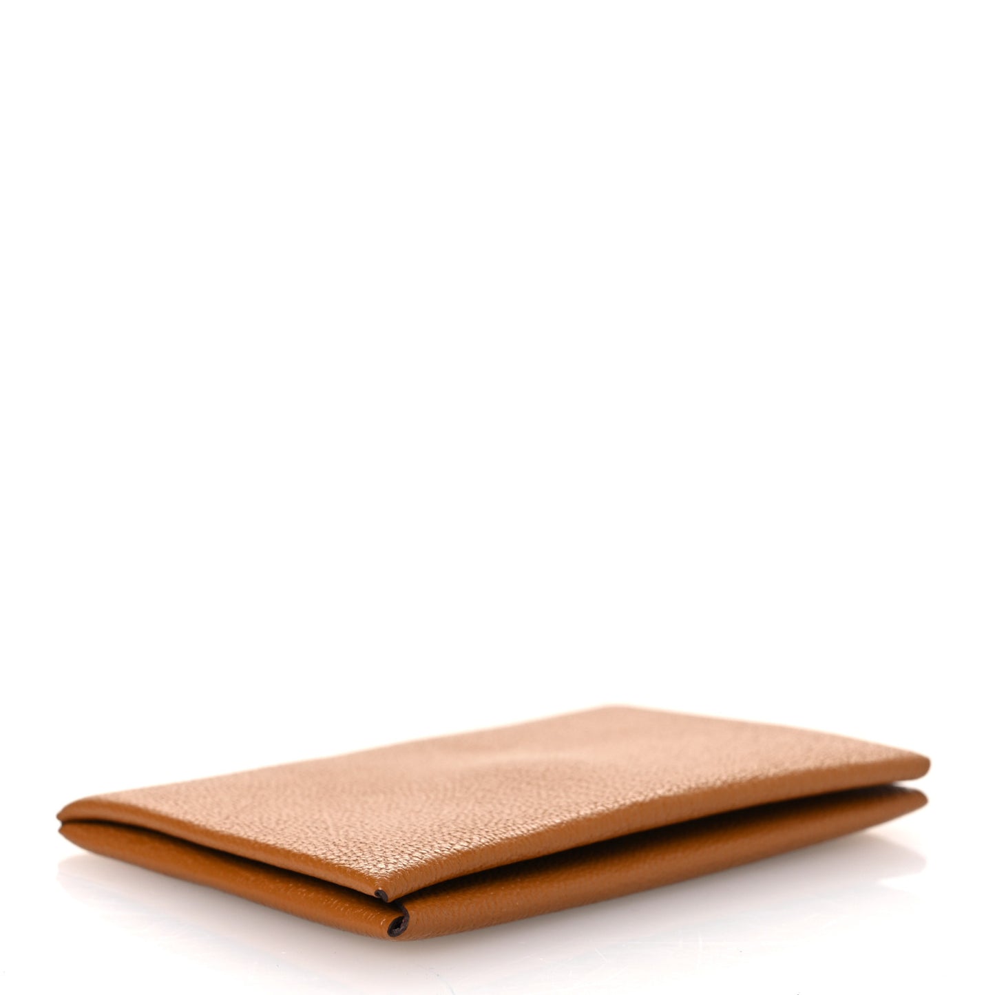 Chevre Mysore Verso Calvi Card Case Caramel Mauve Sylvestre