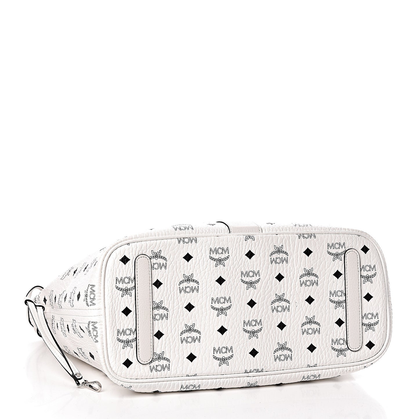 Visetos Medium Liz Reversible Shopper Tote White