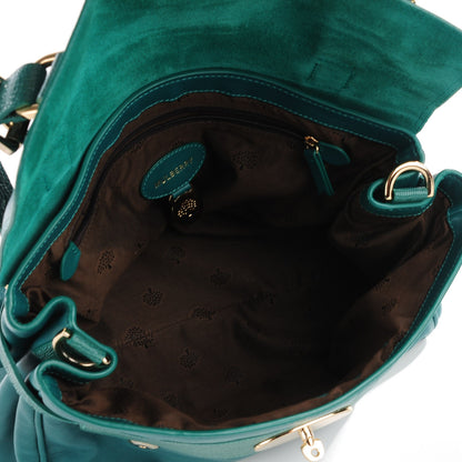 Mulberry Micrograin Calfskin Lizard Medium Alexa Emerald 5 of 9