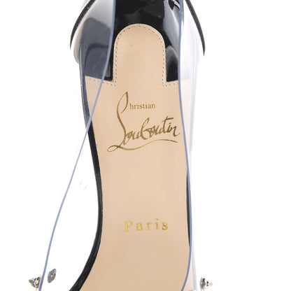 Christian Louboutin Patent PVC Collaclou 100 Pumps 37.5 Black 6 of 9