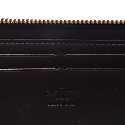 Louis Vuitton Patent Miroir Clemence Wallet Magenta Black 4 of 4