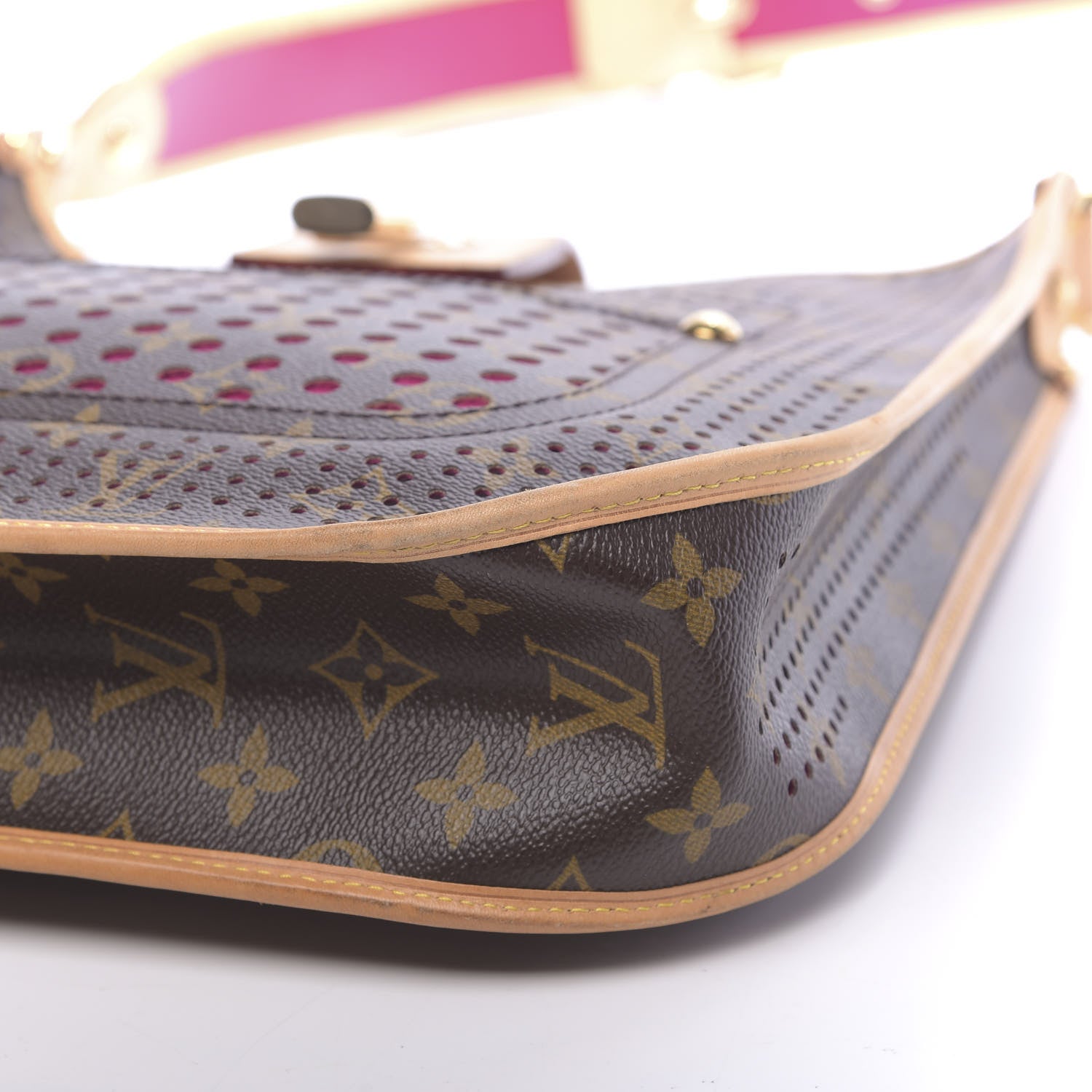 Louis Vuitton Monogram Perforated Musette Fuchsia 9 of 9
