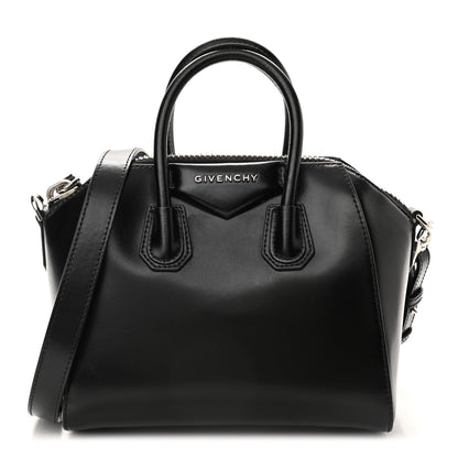 Givenchy Shiny Lord Calfskin Mini Antigona Black 1 of 10