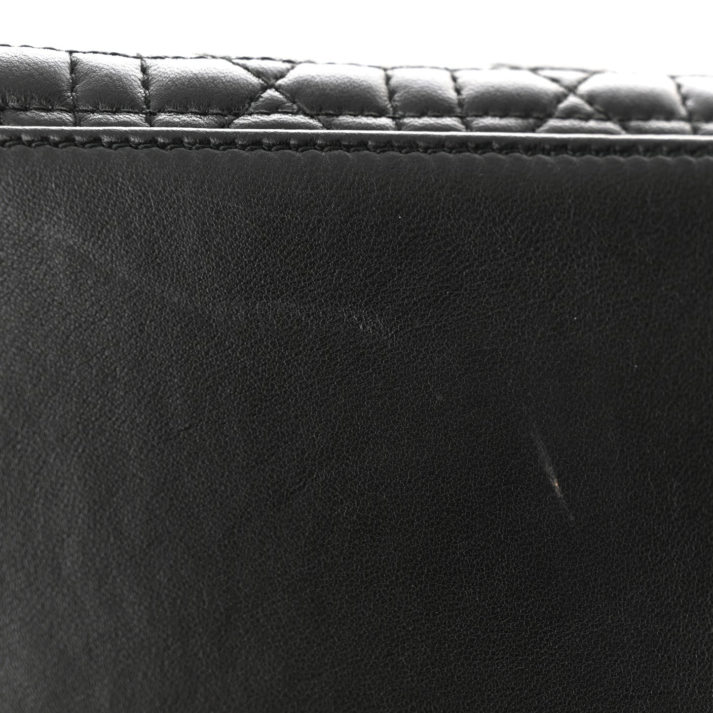 Lambskin Cannage Large Lady Dior Black