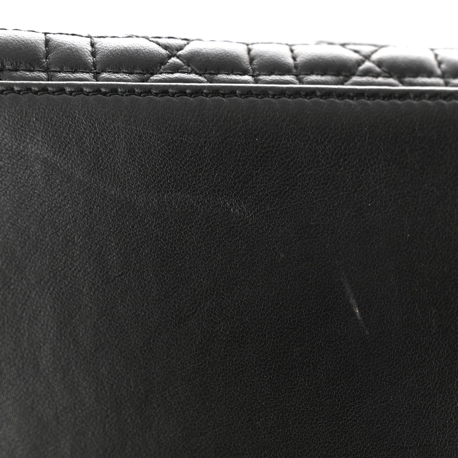 Christian Dior Lambskin Cannage Large Lady Dior Black 14 of 17