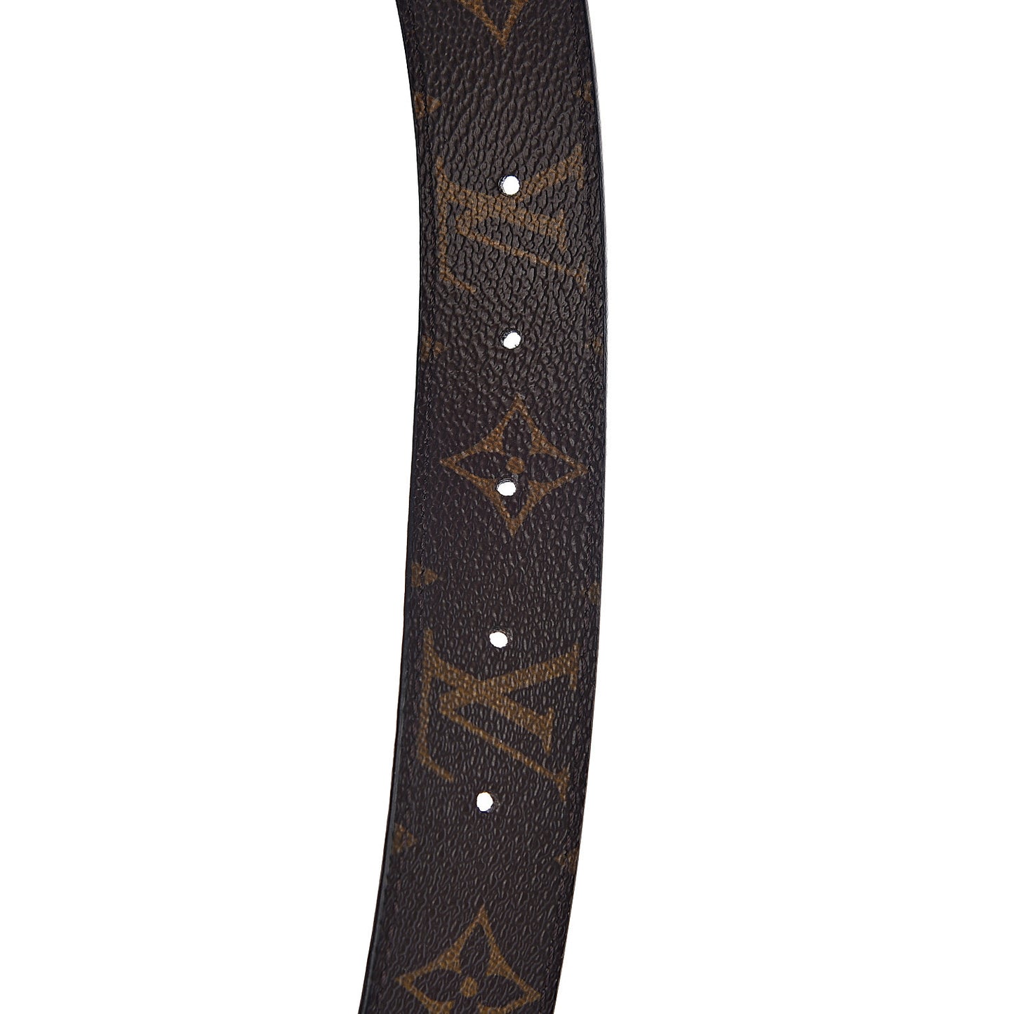 Calfskin Monogram 30mm LV Initiales Reversible Belt 85 34 Black