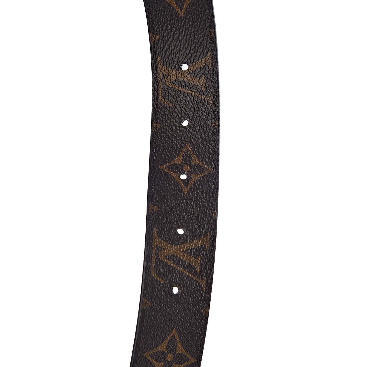Louis Vuitton Calfskin Monogram 30mm LV Initiales Reversible Belt 85 34 Black 4 of 7