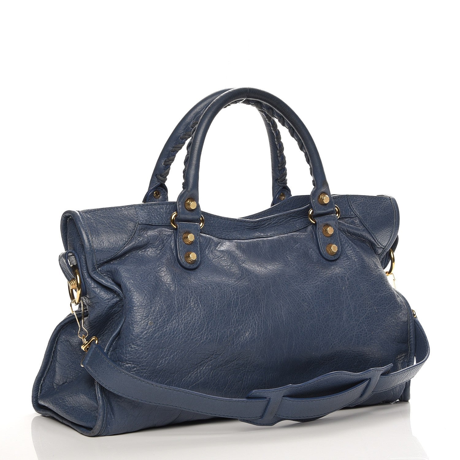 Balenciaga Agneau Giant 12 Gold Hardware City Bleu Persan 4 of 8