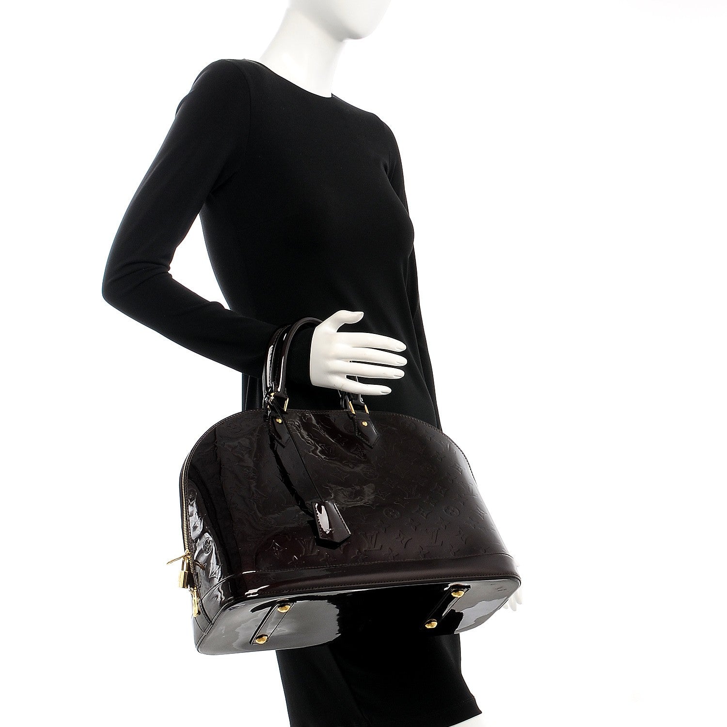 Louis Vuitton Vernis Alma GM Amarante 2 of 8