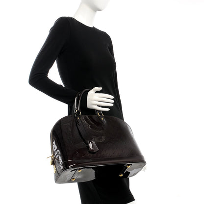 Louis Vuitton Vernis Alma GM Amarante 2 of 8