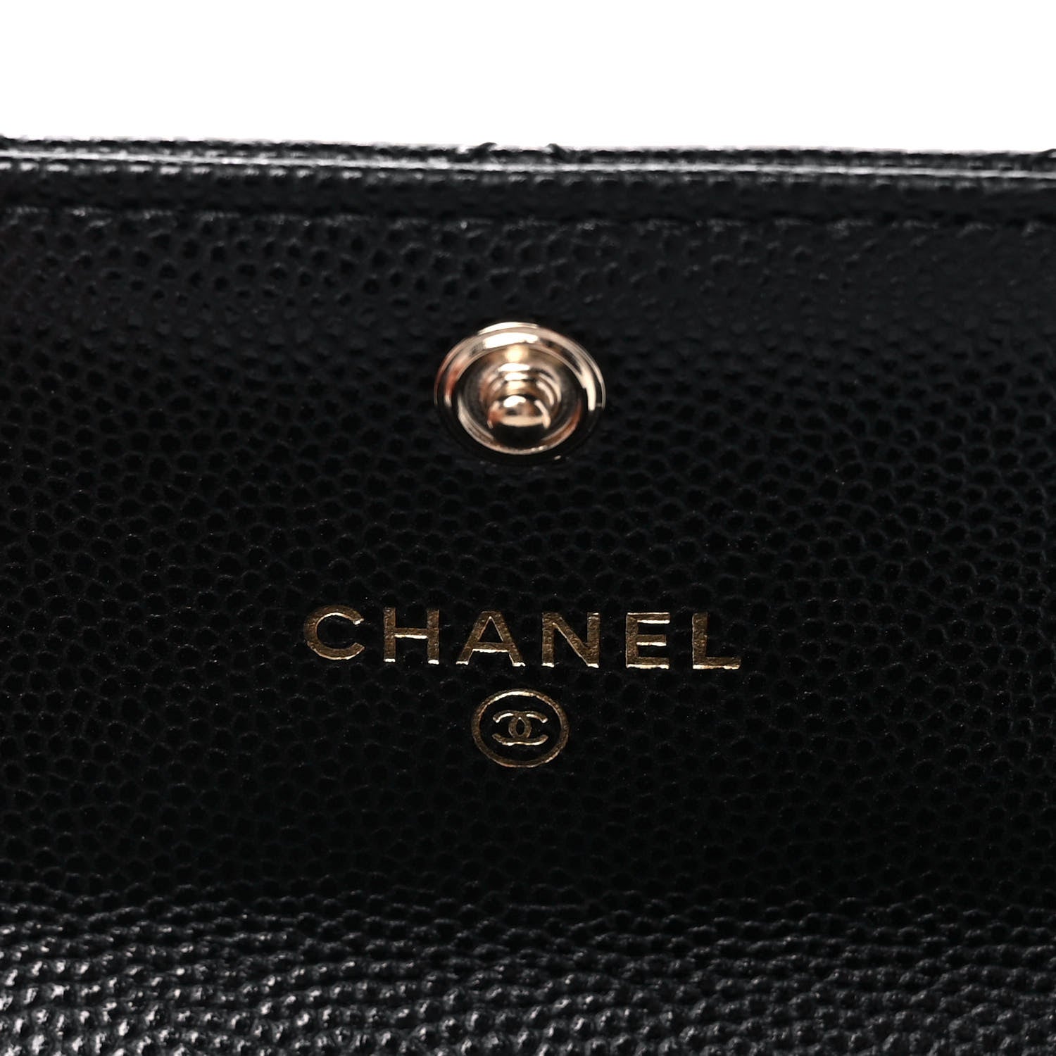 Chanel Caviar Quilted Crystal CC Flap Card Holder Black 6 of 11
