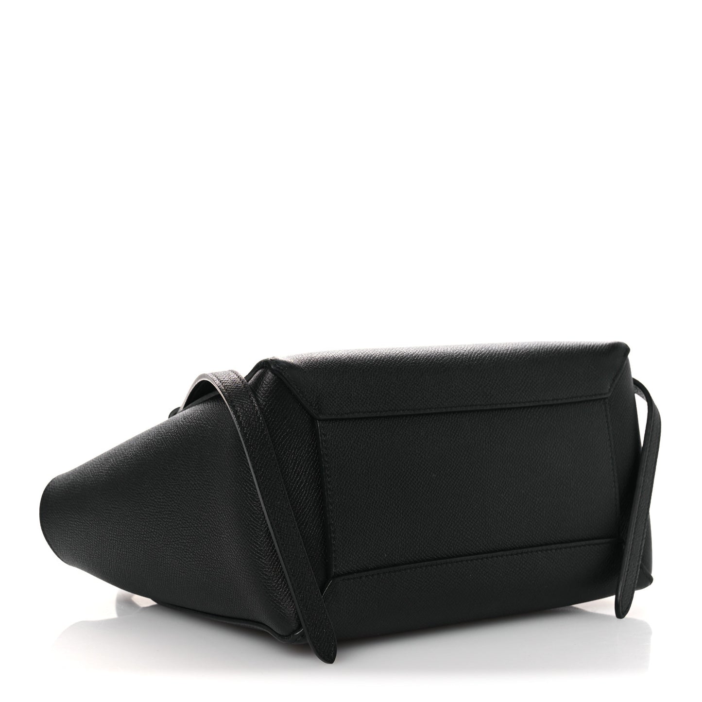 Grained Calfskin Micro Belt Bag Black
