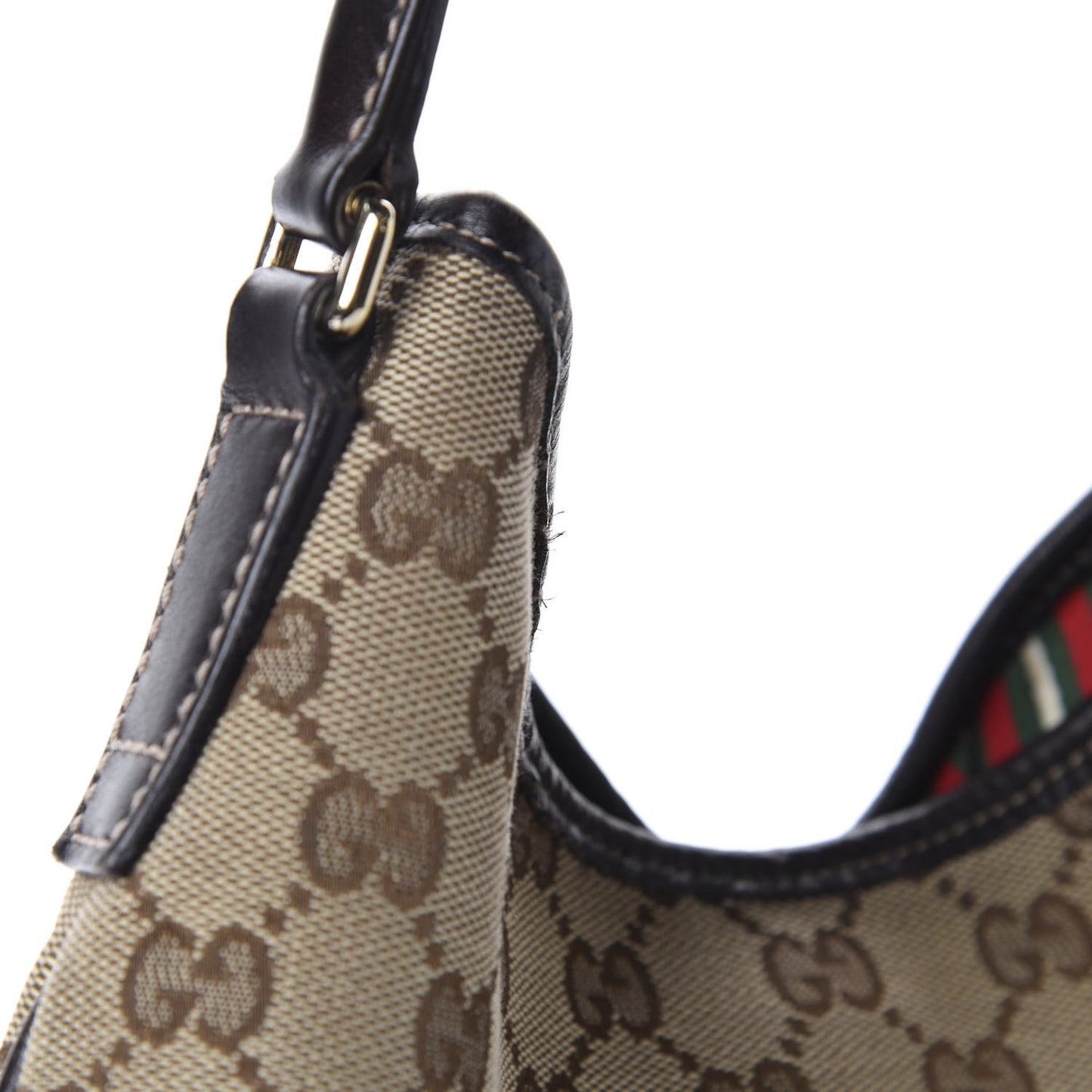 Monogram GG New Britt Medium Hobo Brown