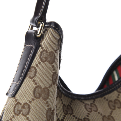 Gucci Monogram GG New Britt Medium Hobo Brown 11 of 12