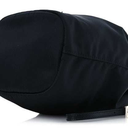 Prada Saffiano Tessuto Nylon Vela Bucket Wristlet Black 11 of 11