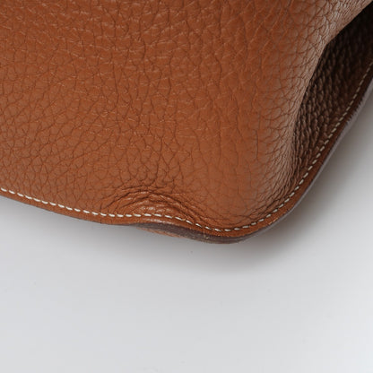 Hermes Taurillon Clemence Jypsiere 37 Gold 16 of 18