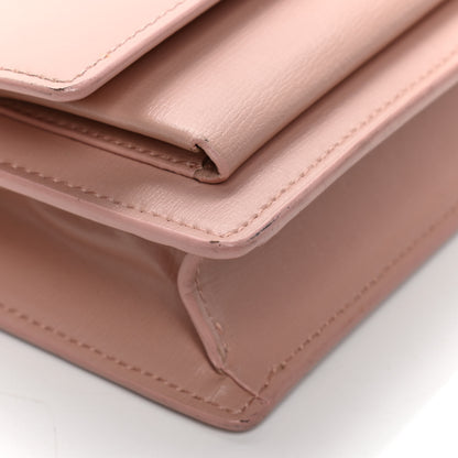 Saint Laurent Calfskin Monogram Sunset Chain Wallet Light Pink 5 of 6