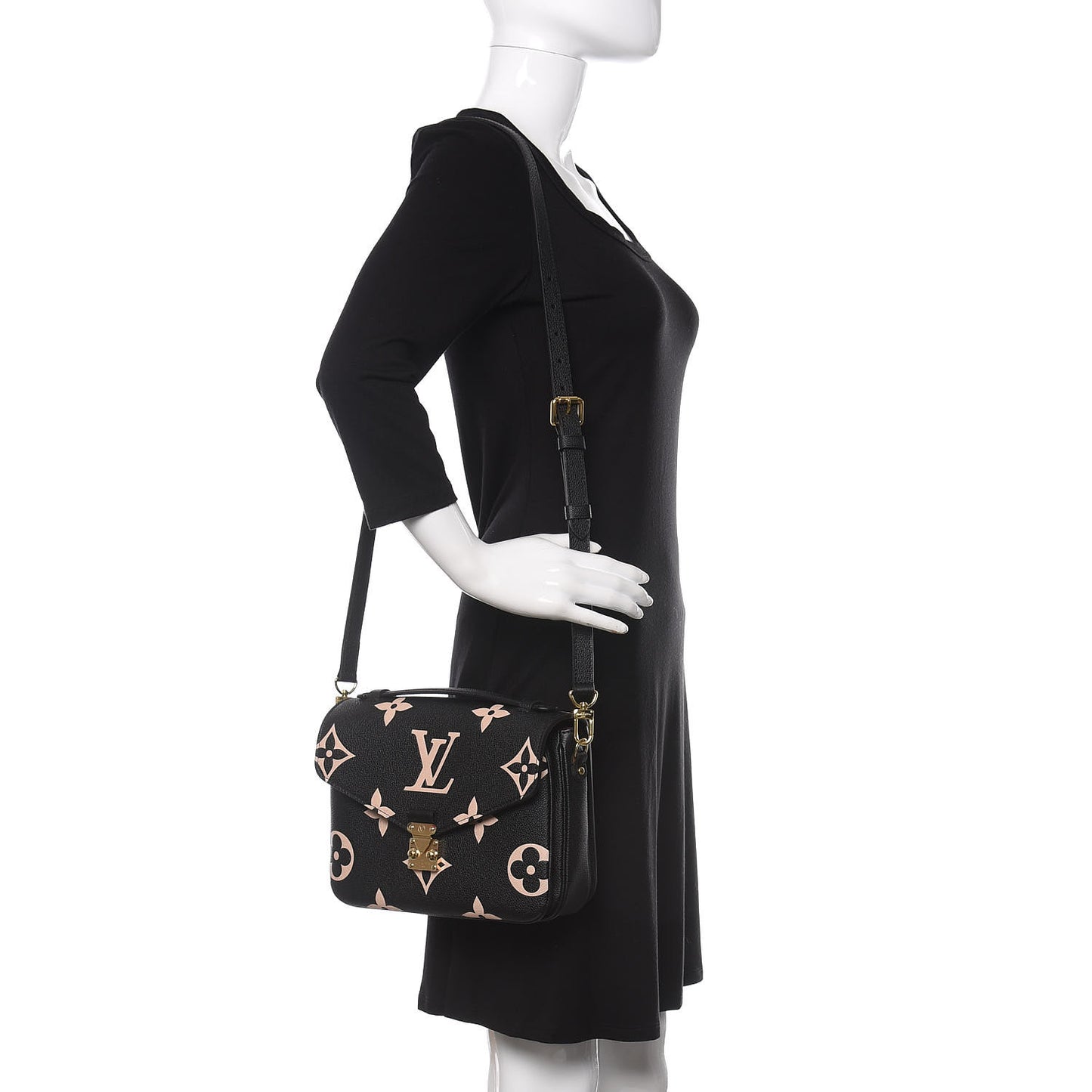 Empreinte Monogram Giant Pochette Metis Black Beige