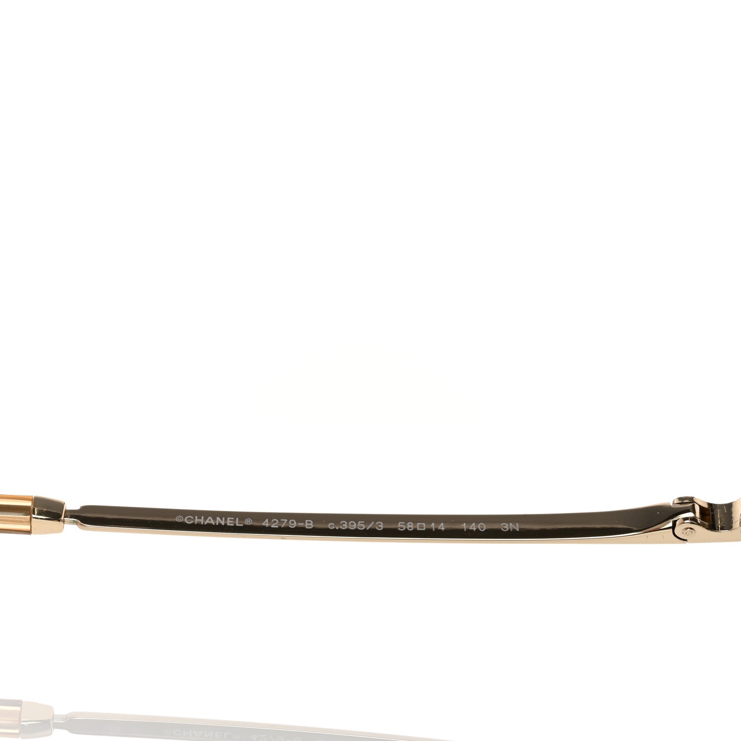 Chanel Metal Aviator Sunglasses 4279-B Gold 5 of 8