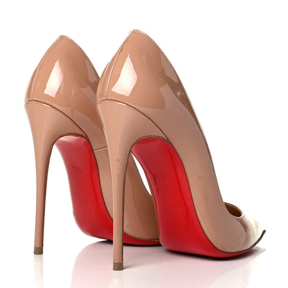 Christian Louboutin Patent So Kate 120 Pumps 36.5 Nude 3 of 6