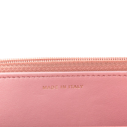 Chanel Iridescent Caviar Quilted Wallet on Chain WOC Rose Pink 7 of 12