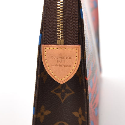 Louis Vuitton Monogram Jungle Dots Toiletry Pouch 26 Coquelicot Denim 6 of 14