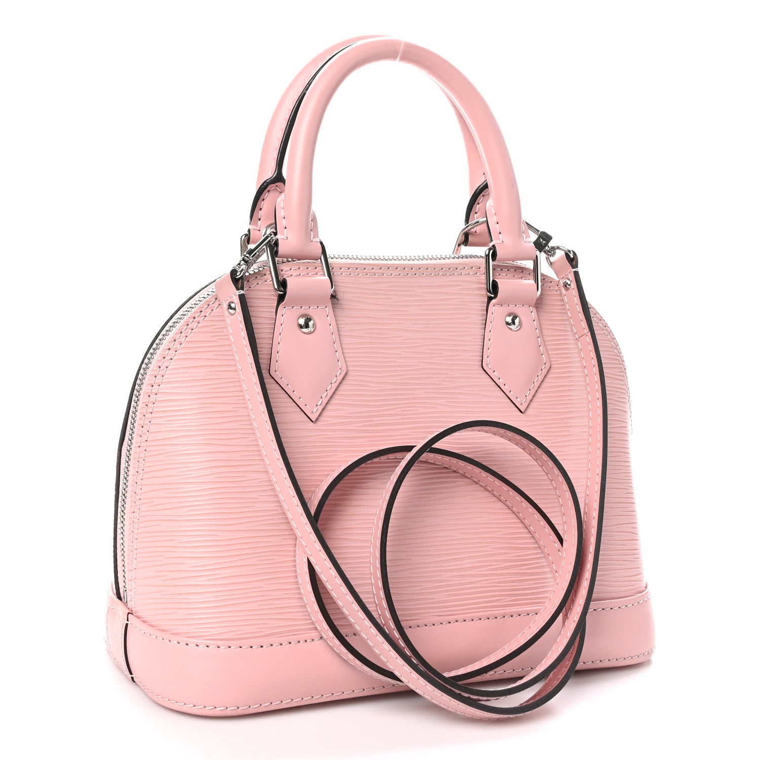 Louis Vuitton Epi Alma BB Rose Ballerine 3 of 9