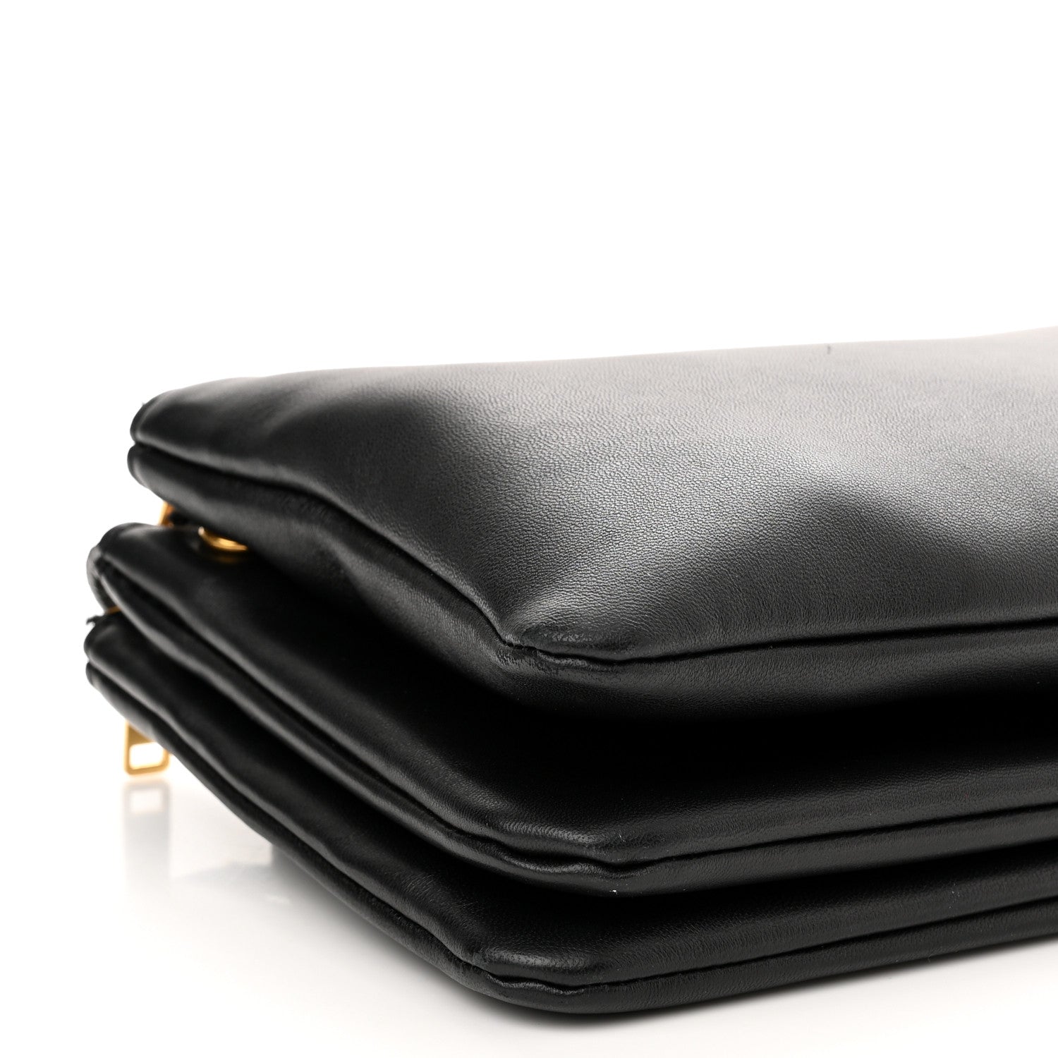 Celine Lambskin Small Trio Crossbody Bag Black 10 of 14
