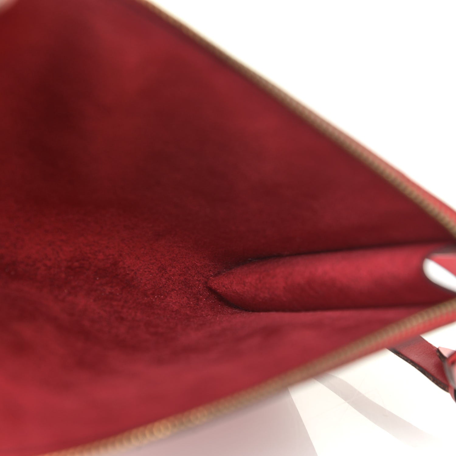 Louis Vuitton Epi Pochette Accessories 24 Castillan Red 9 of 15