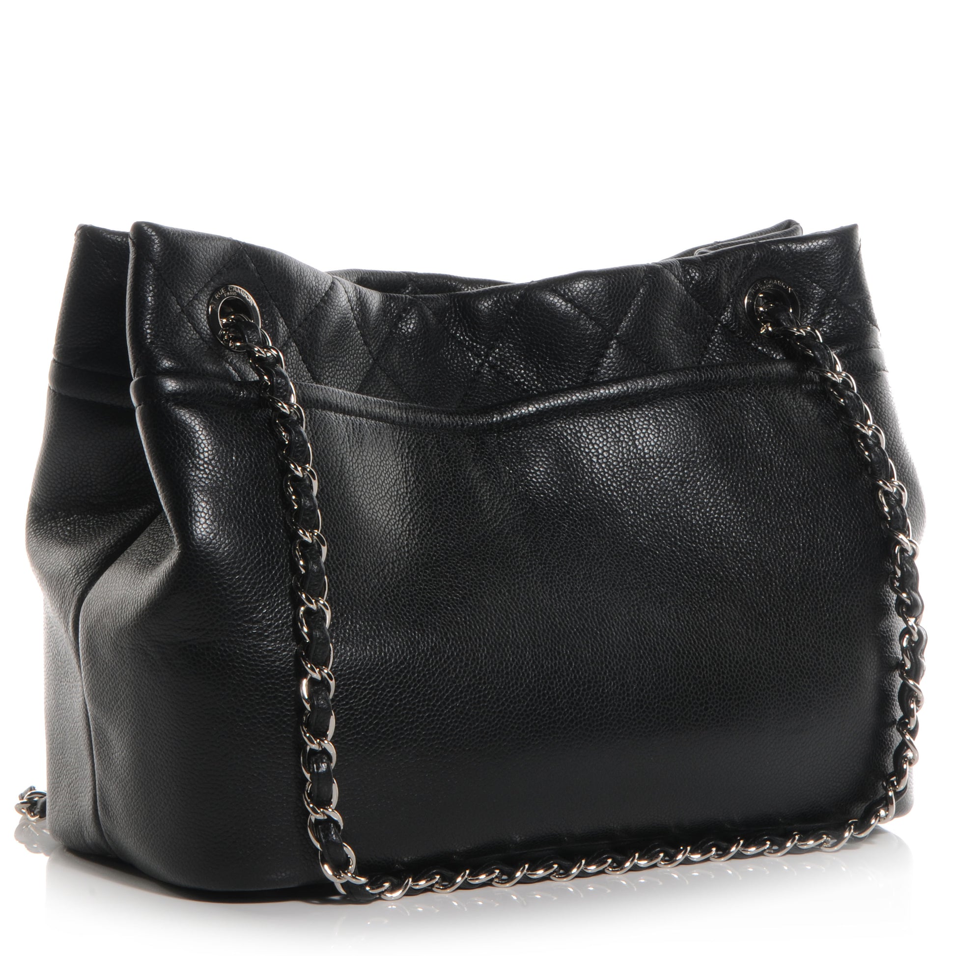 Chanel Caviar Large CC Timeless Soft Tote Black 3 of 8