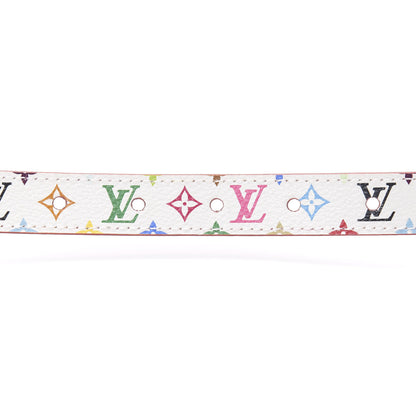 Louis Vuitton Monogram Multicolor LV Initiales Belt 80 32 White 4 of 7