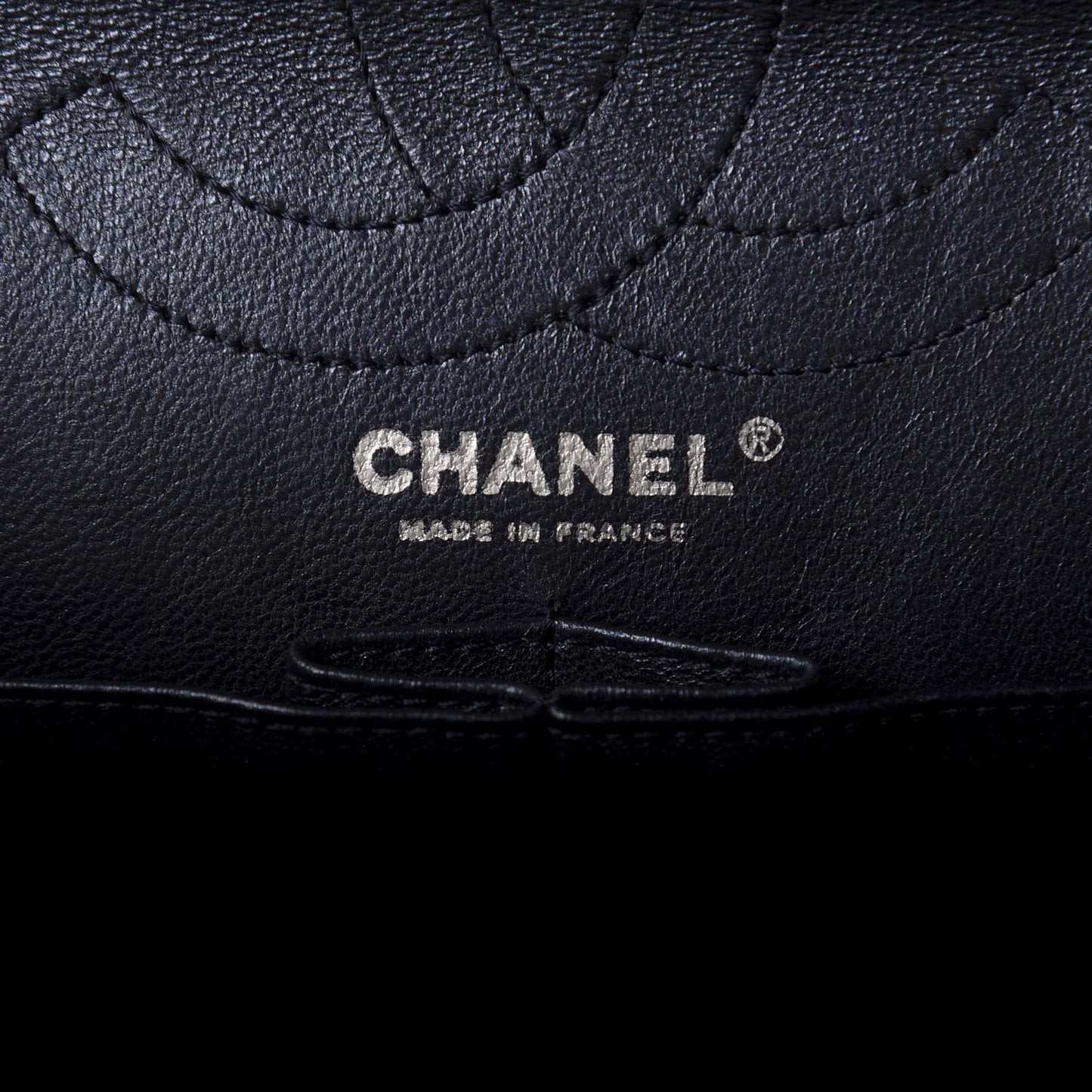 Metallic Calfskin Quilted 2.55 Reissue 226 Flap Dark Navy Blue