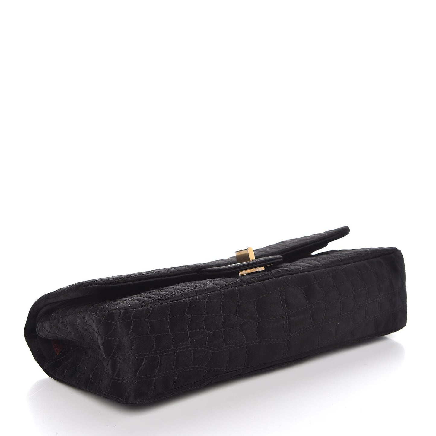 Satin Coco's Croc 2.55 Reissue East West Flap Black