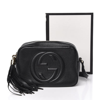 Gucci Pebbled Calfskin Small Soho Disco Bag Black 12 of 12