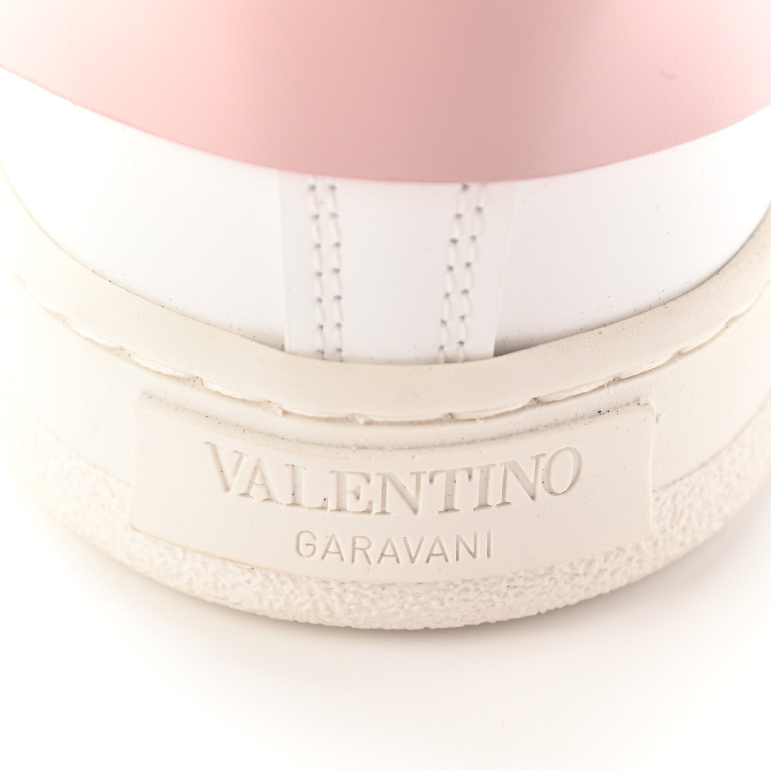 Valentino Garavani Calfskin Womens Backnet Sneakers 39.5 White Water Rose 10 of 15