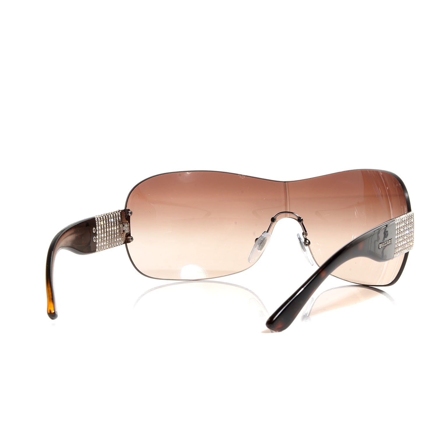 Bulgari BVLGARI Crystal Sunglasses 6030-B Brown 2 of 6