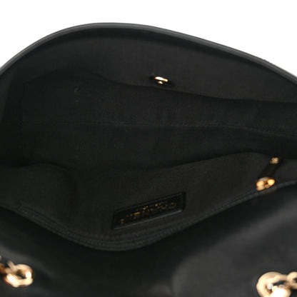 Chanel Calfskin Stitched Medium Covered CC Flap Bag Black 5 of 12