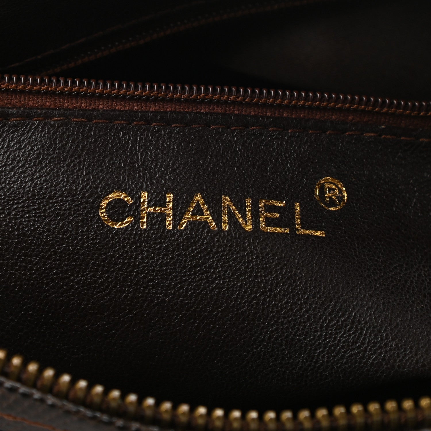 Chanel Lizard Quilted Small Tassel Camera Case Brown 7 of 17